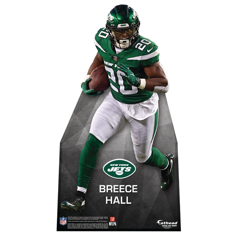 Breece Hall – Mini Stand Out – Official NFL – New York Jets – Cardstock Cutout