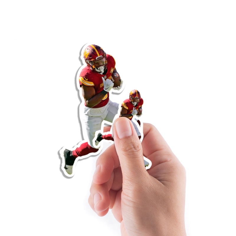 Brian Robinson Jr. – 5 Minis (Mixed Sizes) – Official NFL – Washington Commanders – Reusable Vinyl Decals