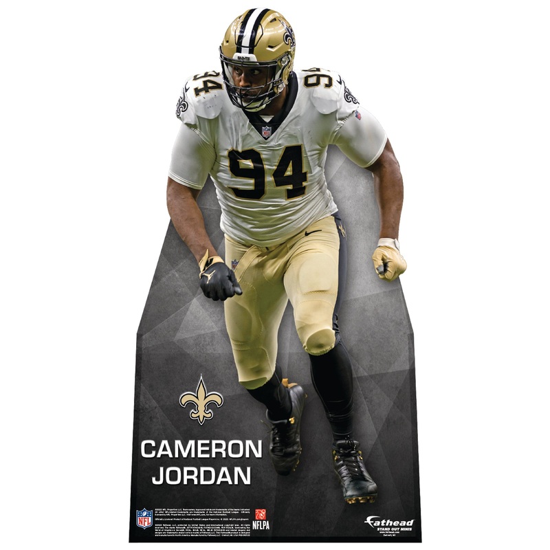 Cameron Jordan – Mini Stand Out – Official NFL – New Orleans Saints – Cardstock Cutout