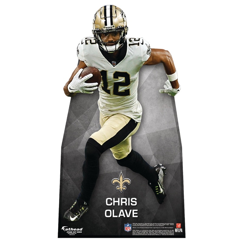 Chris Olave – Mini Stand Out – Official NFL – New Orleans Saints – Cardstock Cutout
