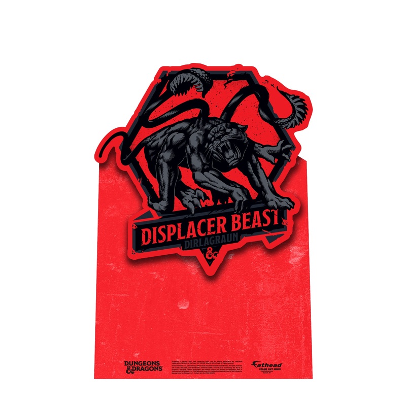Displacer Beast – Dungeons & Dragons – Mini Stand Out – Official Hasbro – Cardstock Cutout