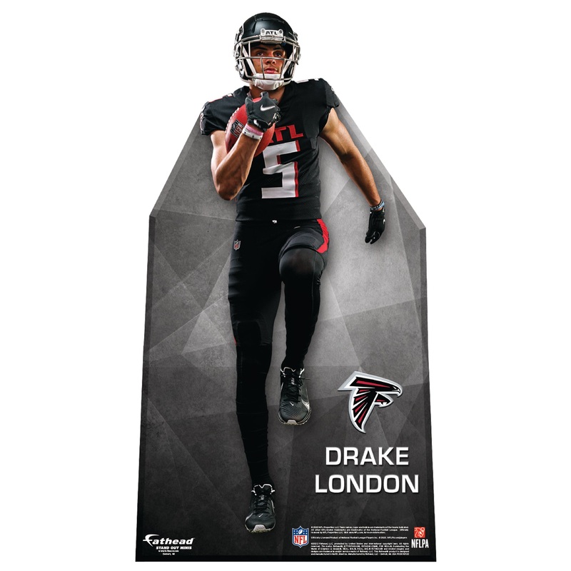 Drake London – Mini Stand Out – Official NFL – Atlanta Falcons – Cardstock Cutout