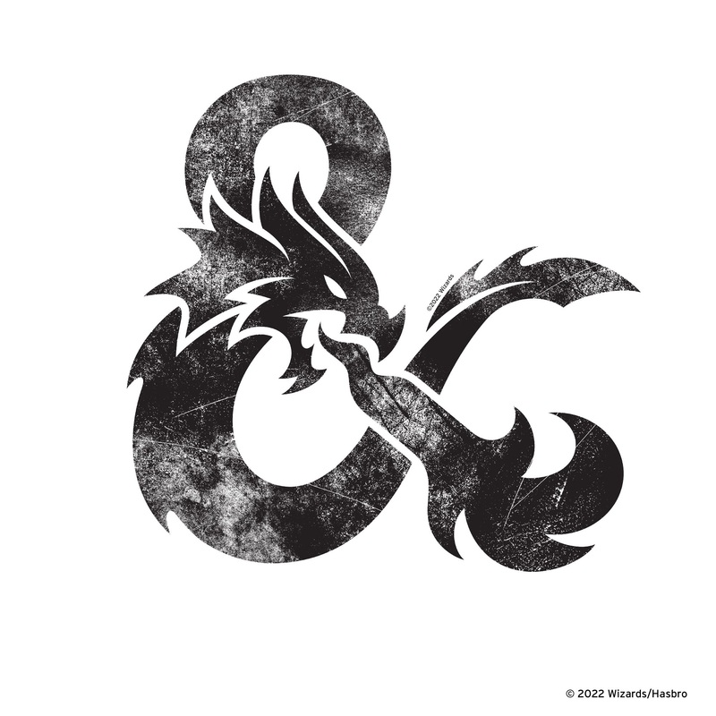 Dungeons & Dragons Logo Icon – RealBig Collection – Official Hasbro – Reusable Vinyl Wall Decals