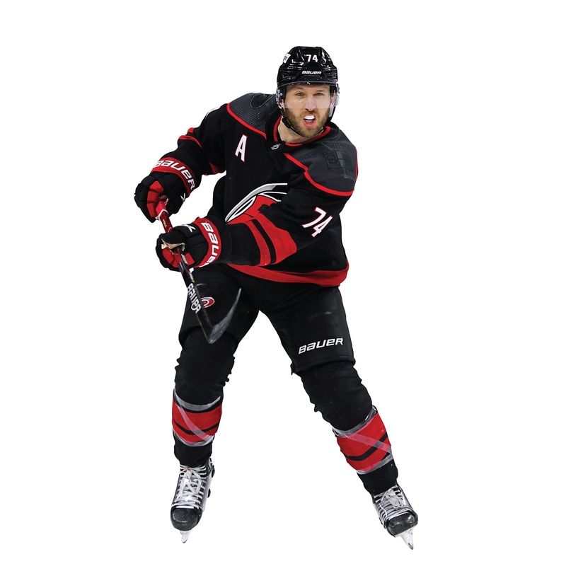 Jaccob Slavin – RealBig Collection – Official NHL – Carolina Hurricanes – Reusable Vinyl Wall Decals