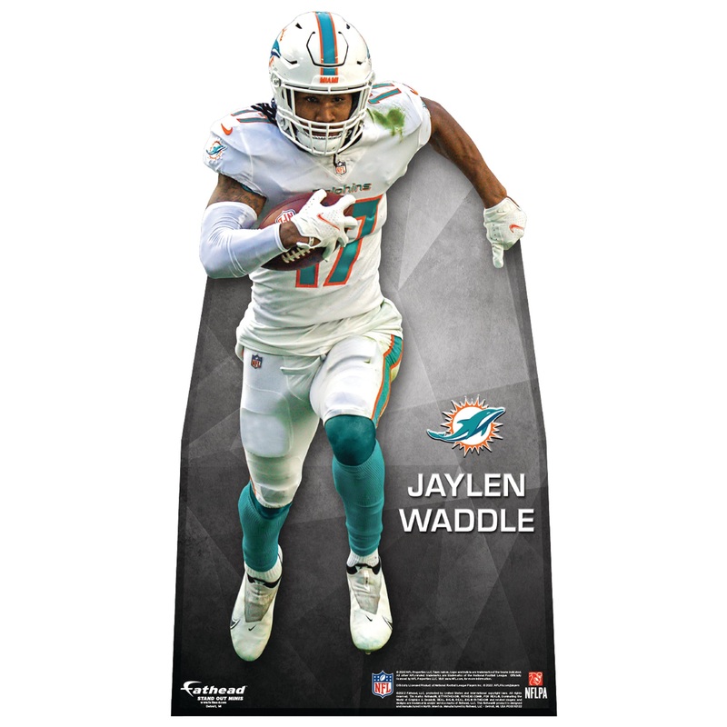 Jaylen Waddle – Mini Stand Out – Official NFL – Miami Dolphins – Cardstock Cutout