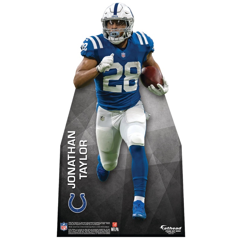 Jonathan Taylor – Mini Stand Out – Official NFL – Indianapolis Colts – Cardstock Cutout
