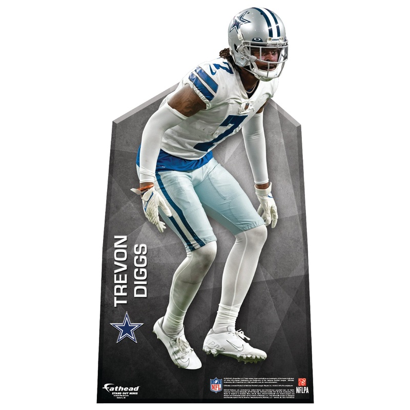 Trevon Diggs – Mini Stand Out – Official NFL – Dallas Cowboys – Cardstock Cutout