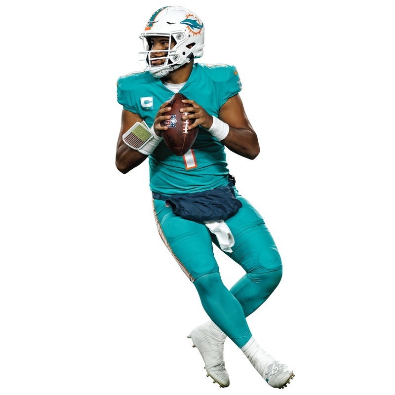 Tua Tagovailoa – RealBig Collection – Official NFL – Miami Dolphins – Reusable Vinyl Wall Decals #4