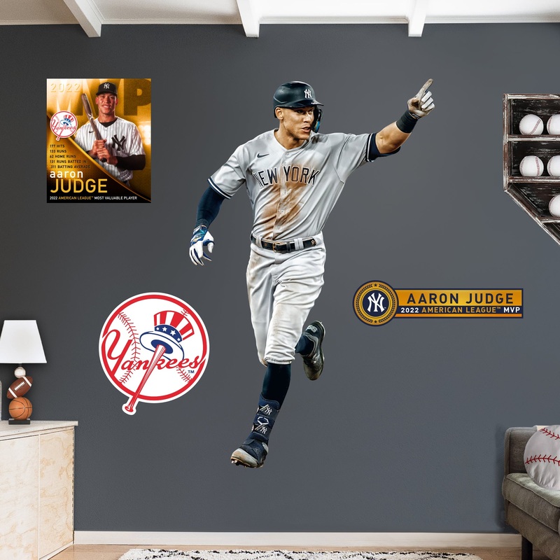 Aaron Judge – RealBig American League MVP Collection – Official MLB – New York Yankees – Reusable Vinyl Wall Decals