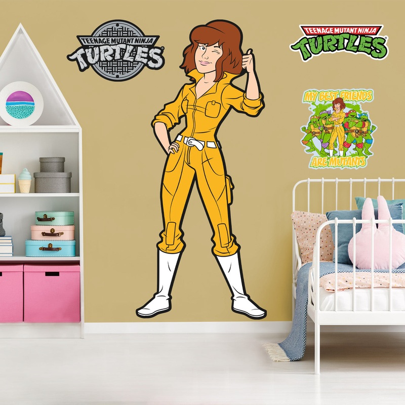 April – Teenage Mutant Ninja Turtles – RealBig Classic Collection – Official Nickelodeon – Reusable Vinyl Wall Decals