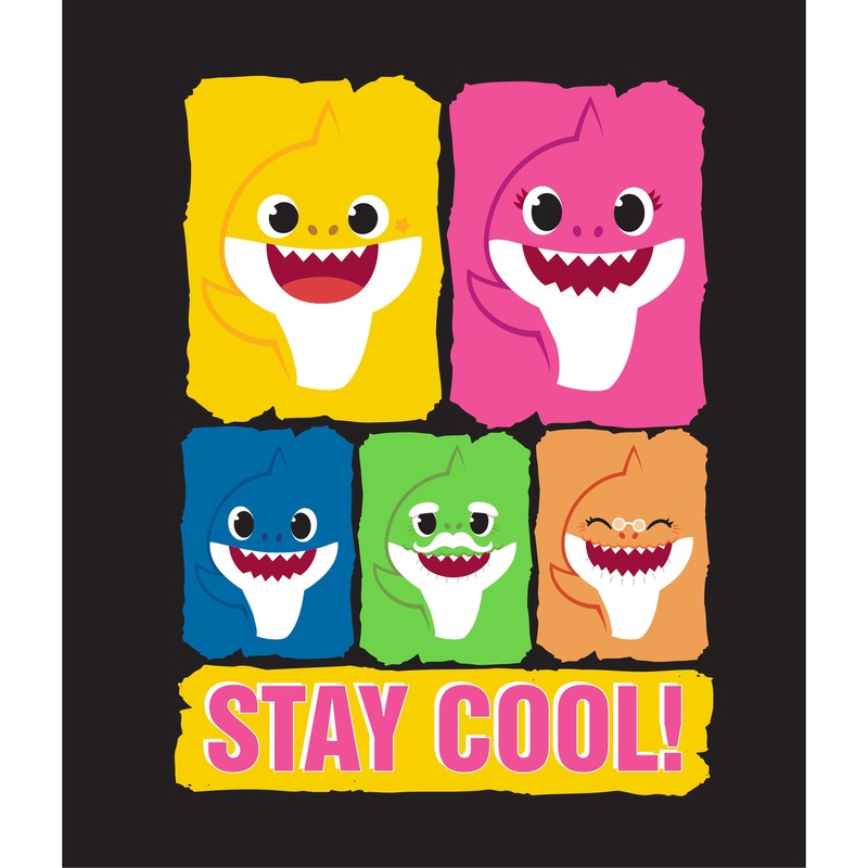 Baby Shark – ‘Stay Cool’ – Peel & Stick Poster – Official Nickelodeon – Reusable Vinyl Wall Decal