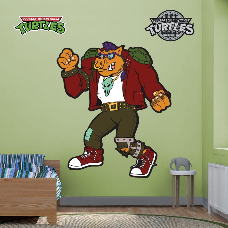 Bebop – Teenage Mutant Ninja Turtles – RealBig Classic Collection – Official Nickelodeon – Reusable Vinyl Wall Decals