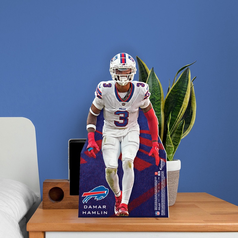 Damar Hamlin – Mini Stand Out – Official NFL – Buffalo Bills – Cardstock Cutout