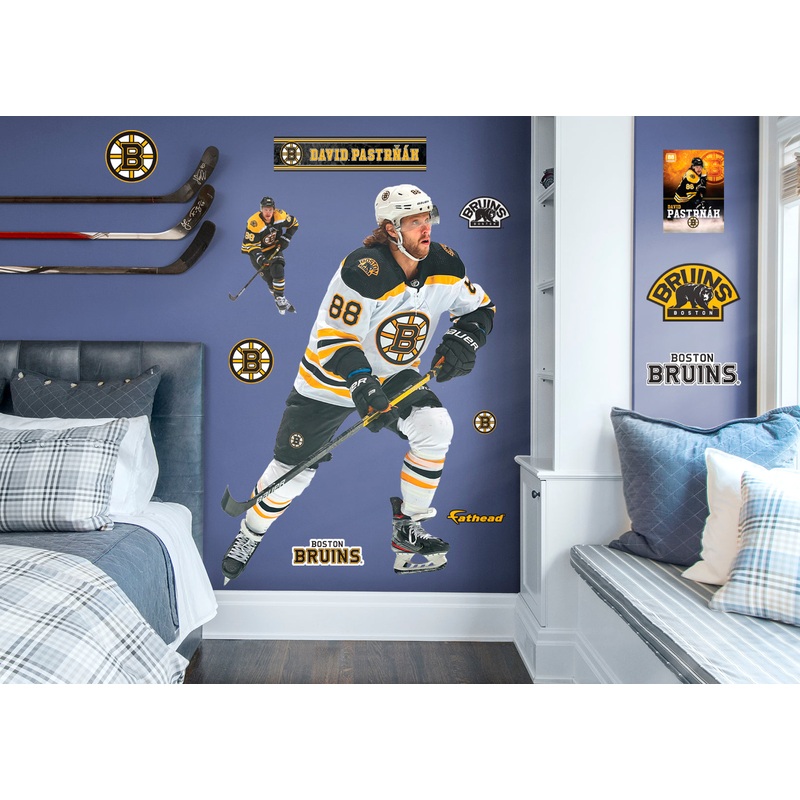 David Pastrk – RealBig Collection – Official NHL – Boston Bruins – Reusable Vinyl Wall Decals #2