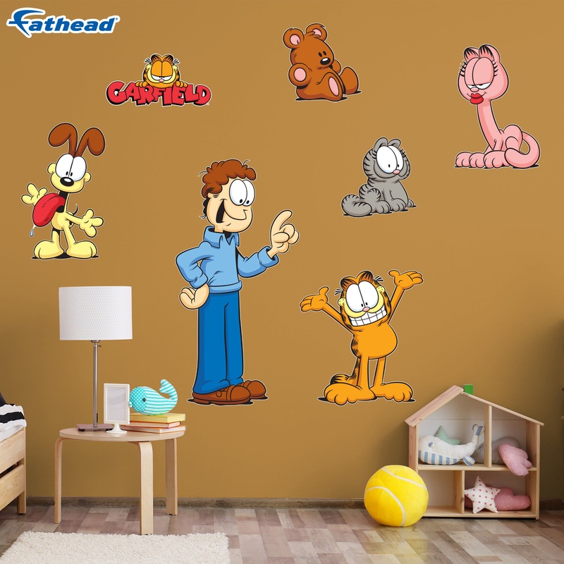 Garfield – RealBig Characters Collection – Official Nickelodeon – Reusable Vinyl Wall Decals