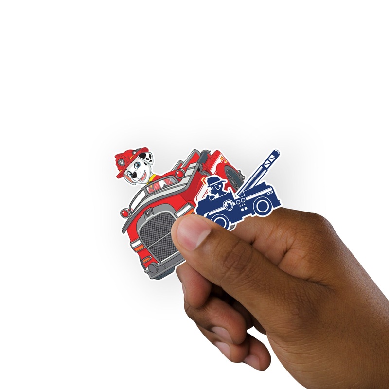 Paw Patrol – 5 Character Minis (Mixed Sizes) – Official Nickelodeon – Marshall – Reusable Vinyl Decals #2