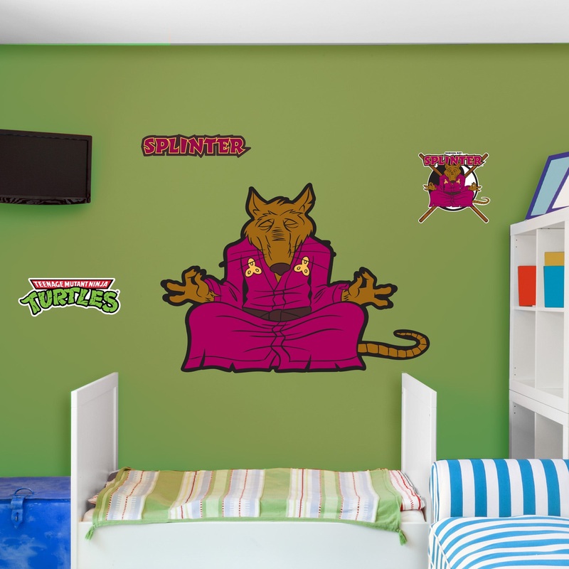 Splinter – Teenage Mutant Ninja Turtles – RealBig Classic Collection – Official Nickelodeon – Reusable Vinyl Wall Decals
