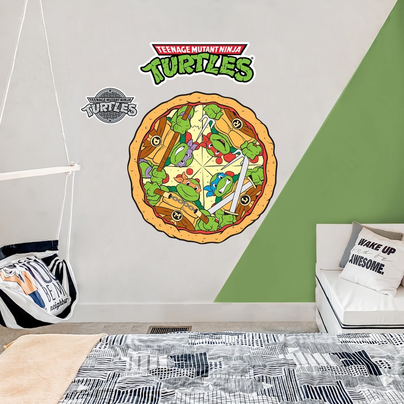Teenage Mutant Ninja Turtles – RealBig Pizza Icon Collection – Official Nickelodeon – Reusable Vinyl Wall Decals