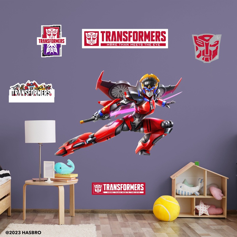 Windblade – Transformers – RealBig Collection – Official Hasbro – Reusable Vinyl Wall Decals