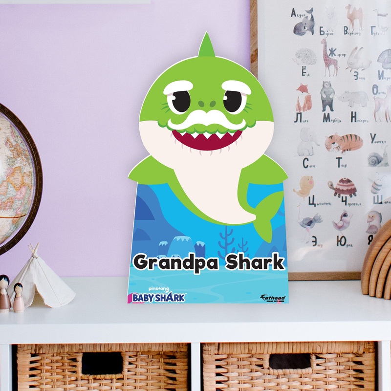 Baby Shark Grandpa Shark – Mini Stand Out – Official Nickelodeon – Cardstock Cutout