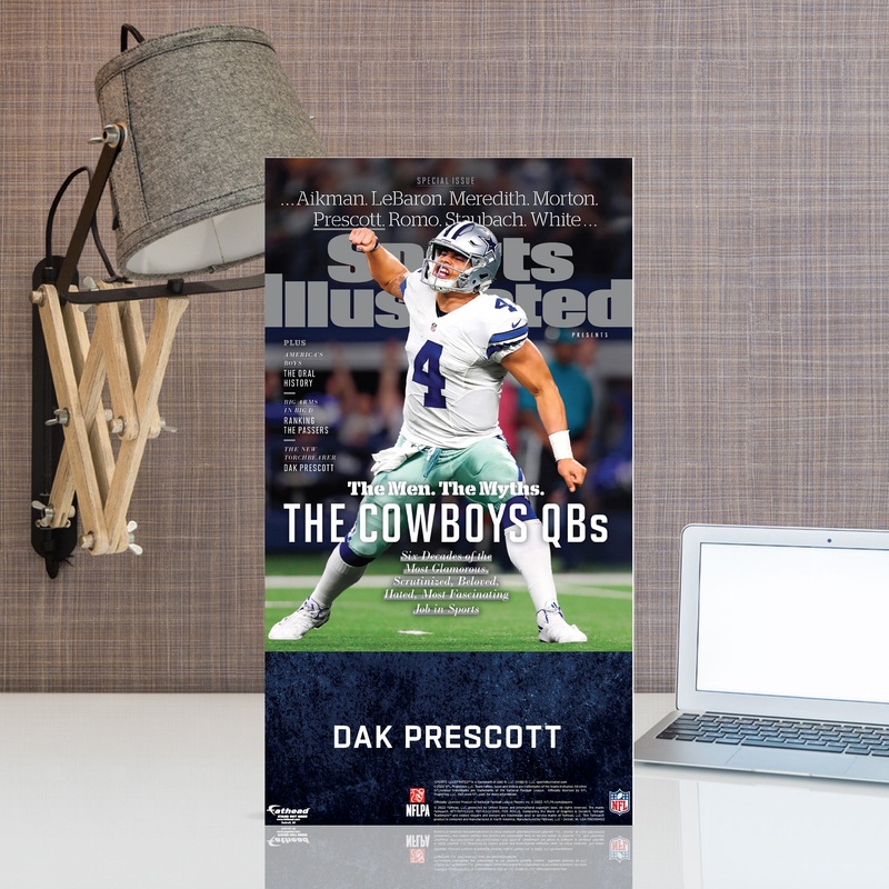 Dak Prescott – August 2017 Sports Illustrated Cover – Mini Stand Out – Official NFL – Dallas Cowboys – Cardstock Cutout