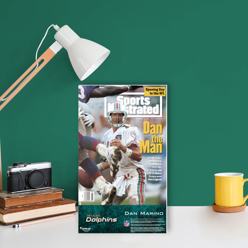 Dan Marino – September 1994 Sports Illustrated Cover – Mini Stand Out – Official NFL – Miami Dolphins – Cardstock Cutout