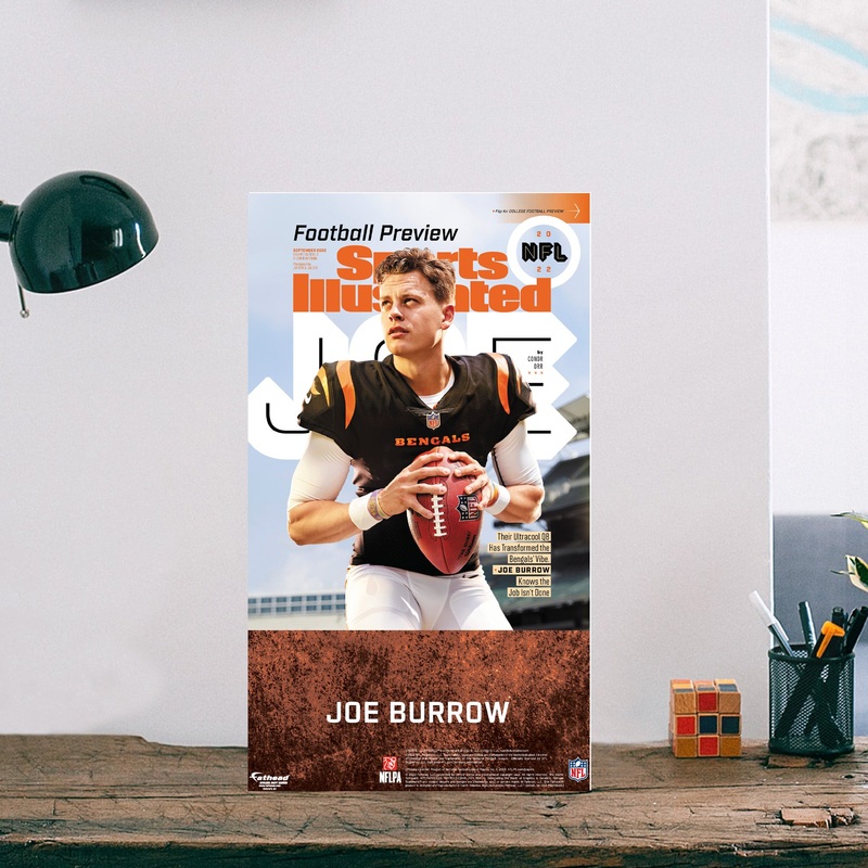 Joe Burrow – September 2022 Sports Illustrated Cover – Mini Stand Out – Official NFL – Cincinnati Bengals – Cardstock Cutout