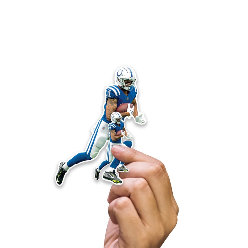Michael Pittman Jr. – 5 Minis (Mixed Sizes) – Official NFL – Indianapolis Colts – Reusable Vinyl Decals