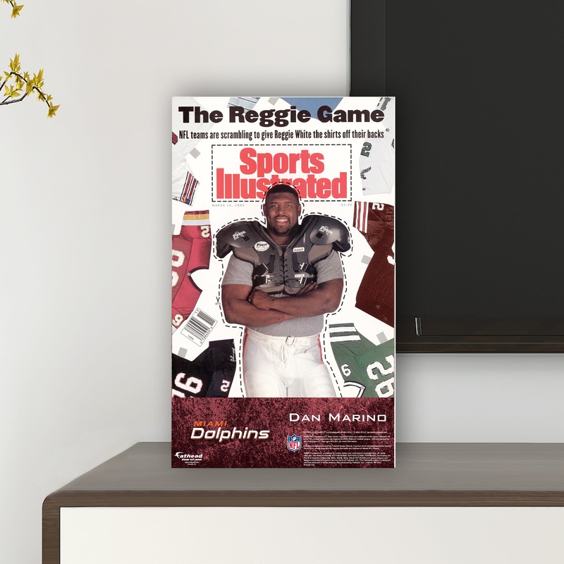 Reggie White – March 1993 Sports Illustrated Cover – Mini Stand Out – Official NFL – Green Bay Packers – Cardstock Cutout