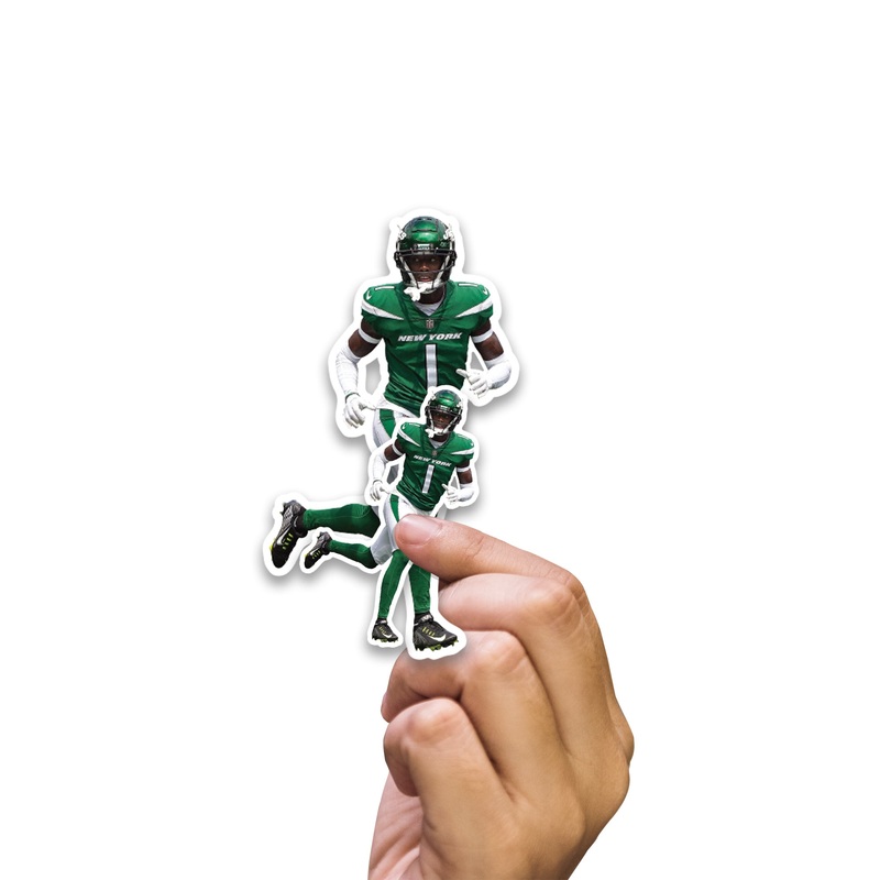 Sauce Gardner – 5 Minis (Mixed Sizes) – Official NFL – New York Jets – Reusable Vinyl Decals