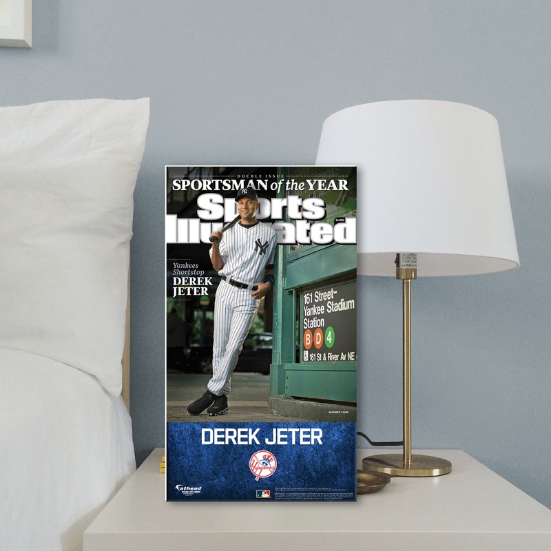 Derek Jeter – December 2009 Sportsman of the Year Sports Illustrated Cover – Mini Stand Out – Official MLB – New York Yankees – Cardstock Cutout