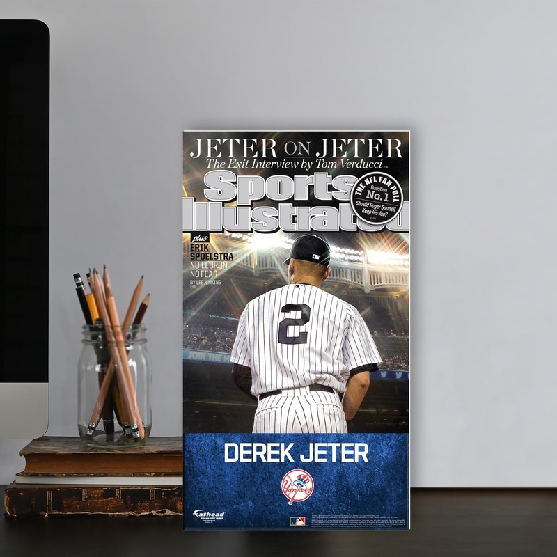 Derek Jeter – September 2014 Sports Illustrated Cover – Mini Stand Out – Official MLB – New York Yankees – Cardstock Cutout