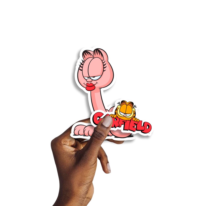 Garfield – 5 Character Minis (Mixed Sizes) – Official Nickelodeon – Arlene – Reusable Vinyl Decals