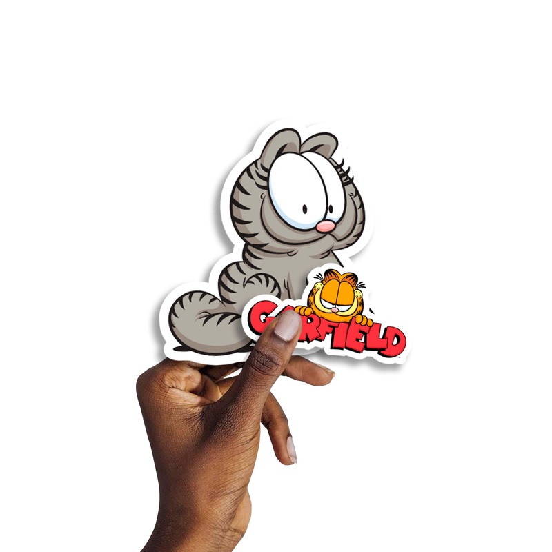 Garfield – 5 Character Minis (Mixed Sizes) – Official Nickelodeon – Nerma – Reusable Vinyl Decals