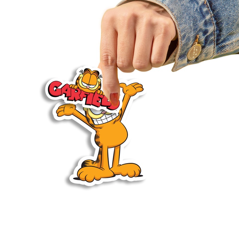 Garfield – 5 Character Minis (Mixed Sizes) – Official Nickelodeon – Reusable Vinyl Decals