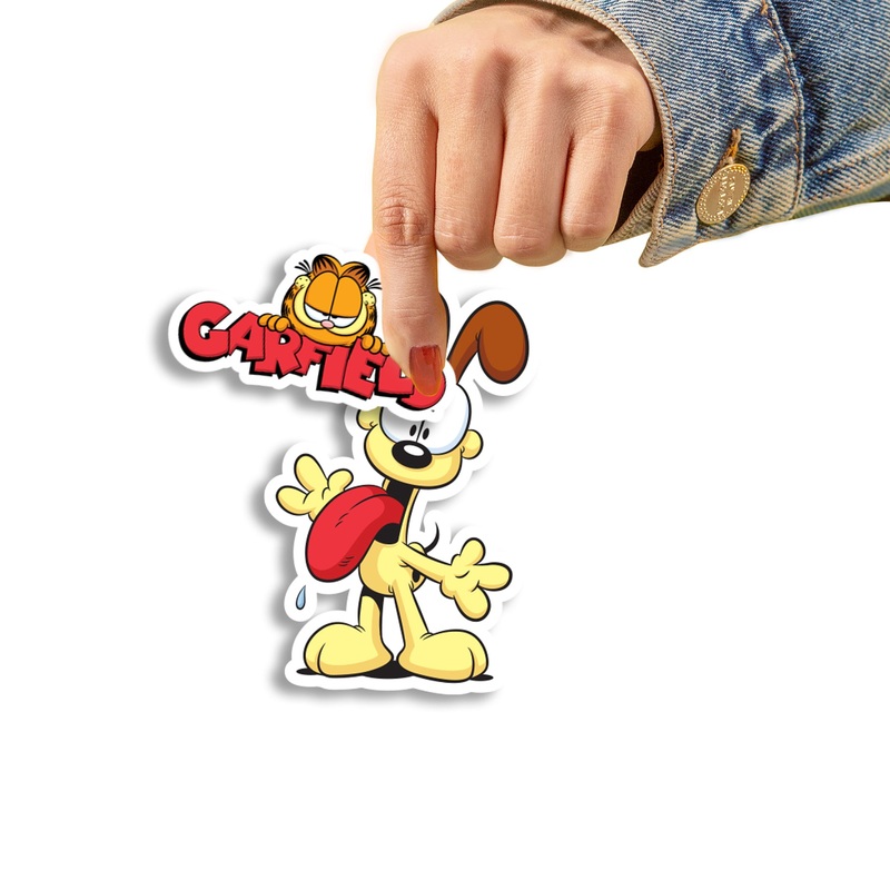 Garfield – 5 Minis (Mixed Sizes) – Official Nickelodeon – Odie – Reusable Vinyl Decals