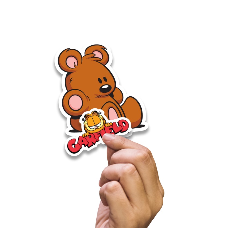 Garfield – 5 Minis (Mixed Sizes) – Official Nickelodeon – Pooky – Reusable Vinyl Decals