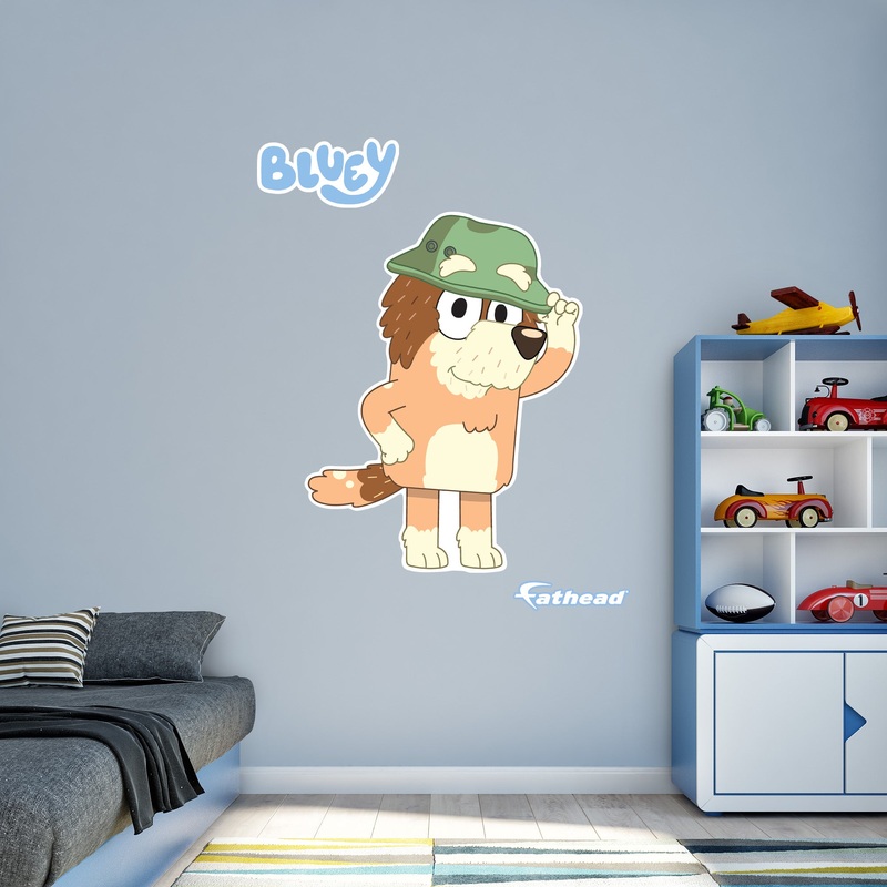 Grandad – Bluey – RealBig Collection – Official BBC – Reusable Vinyl Wall Decals