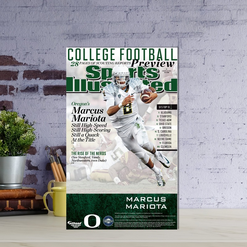 Marcus Mariota – August 2013 Sports Illustrated Cover – Mini Stand Out – Official NCAA – Oregon Ducks – Cardstock Cutout
