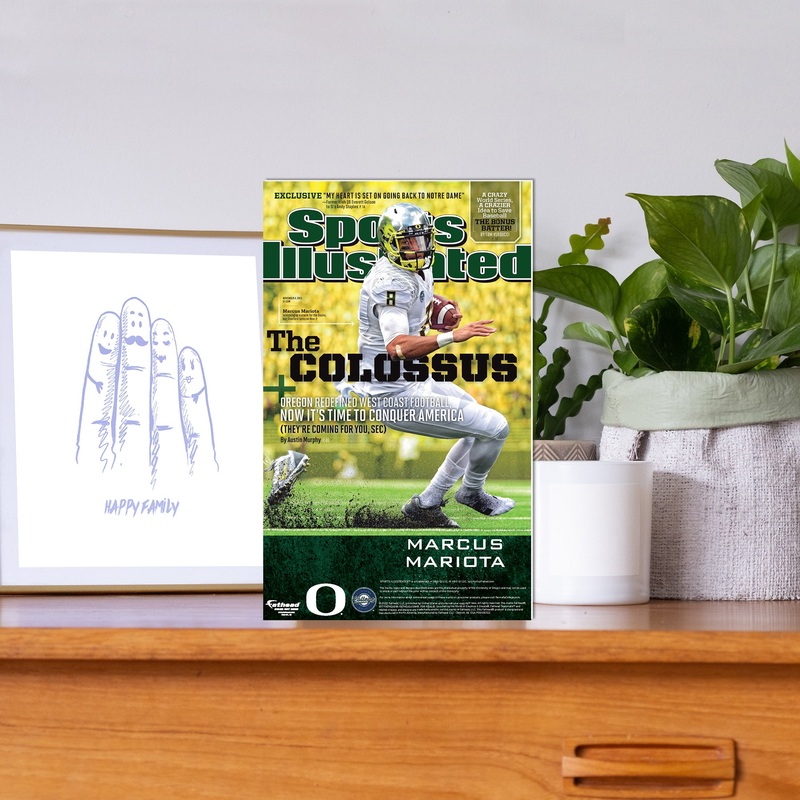 Marcus Mariota – November 2013 Sports Illustrated Cover – Mini Stand Out – Official NCAA – Oregon Ducks – Cardstock Cutout