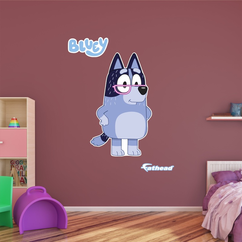 Nanna – Bluey – RealBig Collection – Official BBC – Reusable Vinyl Wall Decals