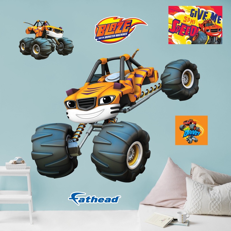 Stripes – Blaze and the Monster Machines – RealBig Collection – Official Nickelodeon – Reusable Vinyl Wall Decals