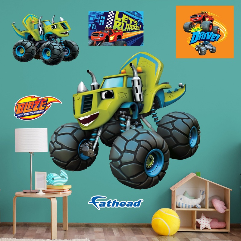 Zeg – Blaze and the Monster Machines – RealBig Collection – Official Nickelodeon – Reusable Vinyl Wall Decals
