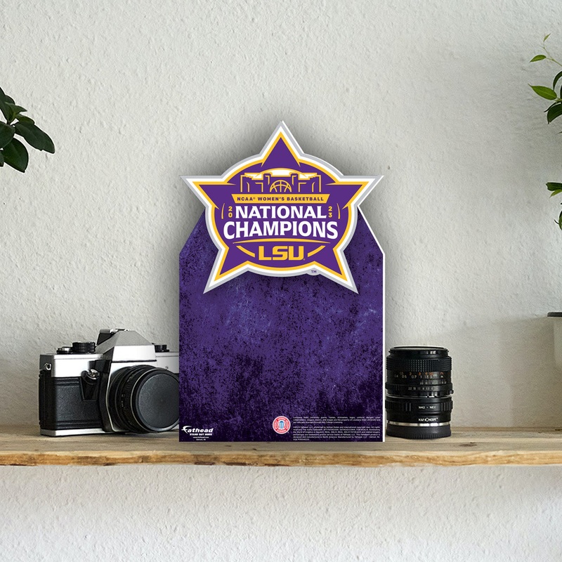 2023 Women’s Basketball Champions – Mini Stand Out – Official NCAA – LSU Tigers – Cardstock Cutout