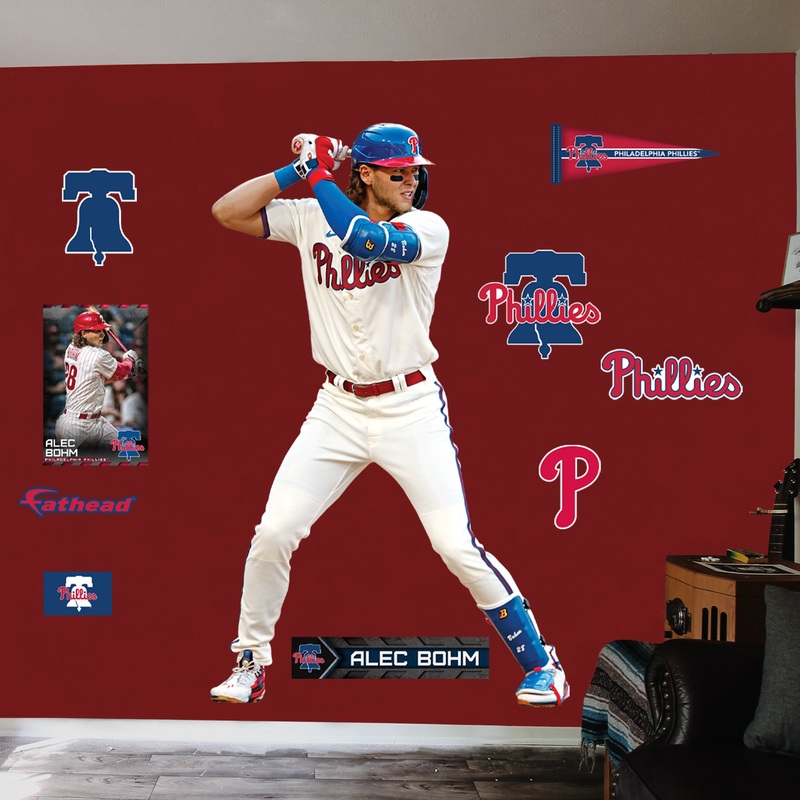 Alec Bohm – RealBig Collection – Official MLB – Philadelphia Phillies – Reusable Vinyl Wall Decals