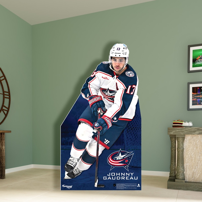 Johnny Gaudreau – Life-Size Stand Out – Official NHL – Columbus Blue Jackets – Foam Core Cutout