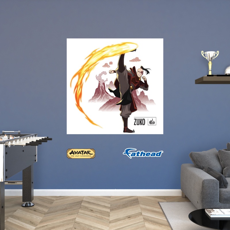 Zuko – Peel & Stick Poster – Official Nickelodeon – Avatar The Last Airbender – Reusable Vinyl Wall Decal