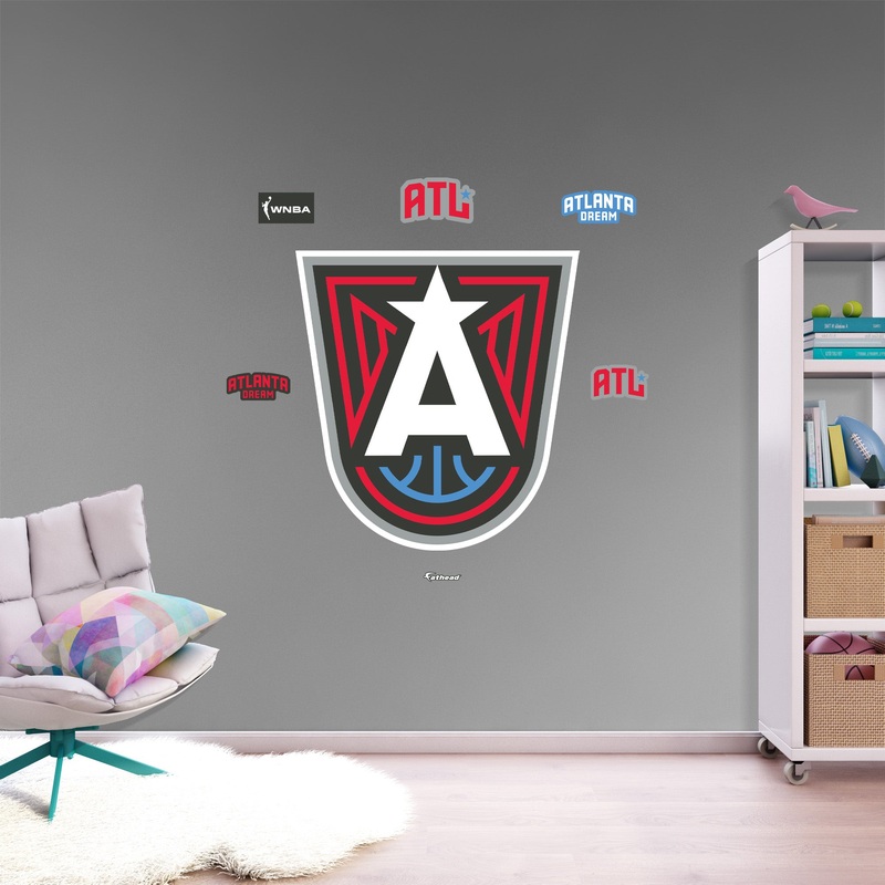 Atlanta Dream – RealBig Logo Collection – Official WNBA – Reusable Vinyl Wall Decals