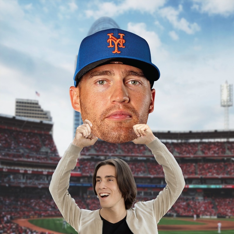 Brandon Nimmo – Big Head – Official MLB – New York Mets – Foam Core Cutout