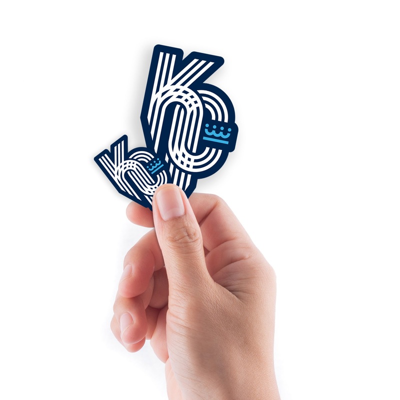 Kansas City Royals – 5 Logo Minis (Mixed Sizes) – Official MLB – Reusable Vinyl Decals #2